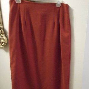 Long Red Skirt by Briggs
